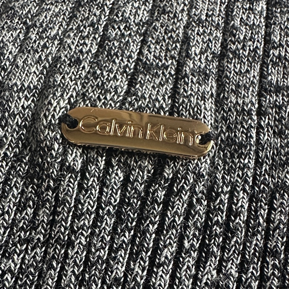 Calvin Klein NWT Gray Turtleneck Sweater - Picture 3 of 5